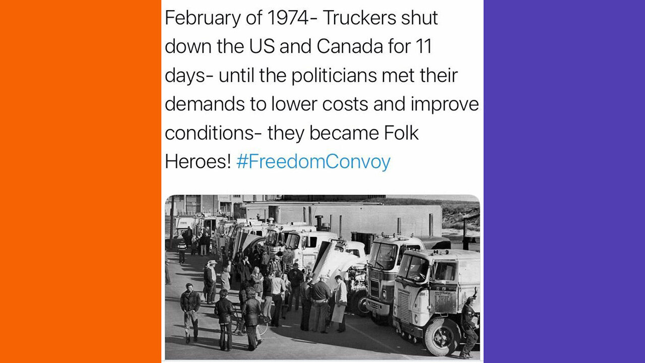 The 1974 Truckers Blockade