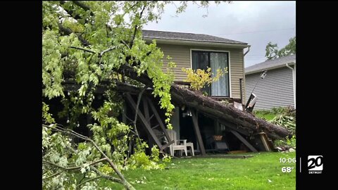 Macomb County hit with damage, outages