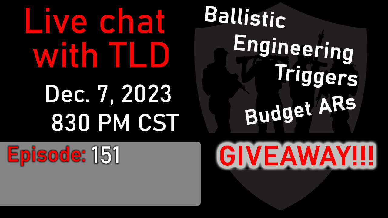 Live with TLD E151: Budget ARs and Ballistic Engineering Triggers