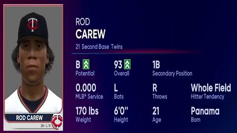 How To Create Rod Carew Mlb The Show 22