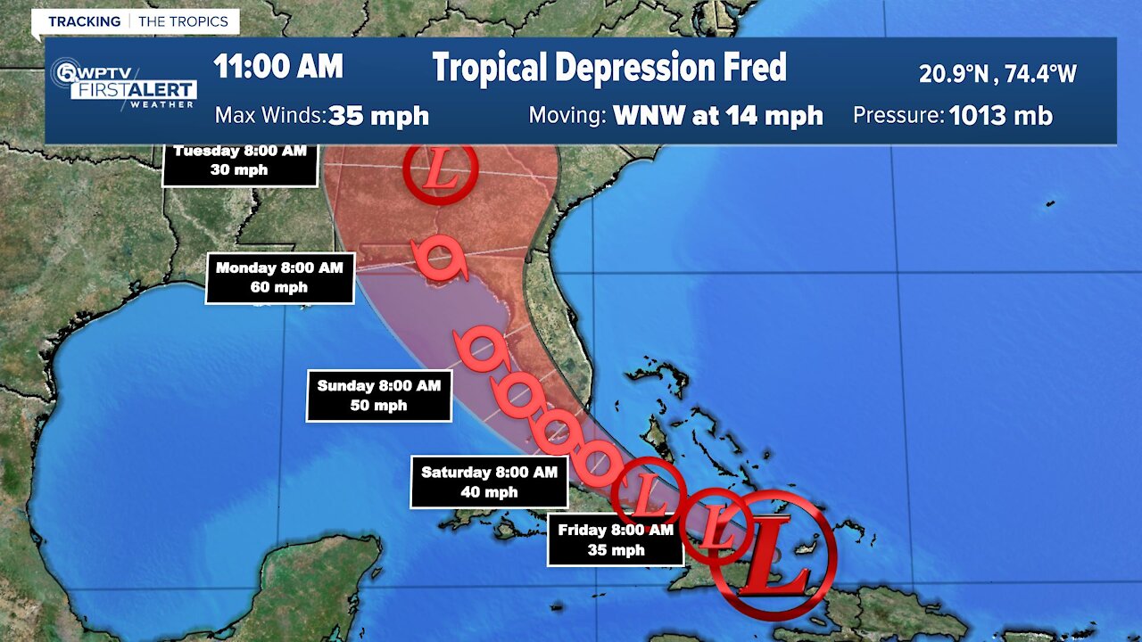 Tracking the Tropics: Thursday 11 a.m.