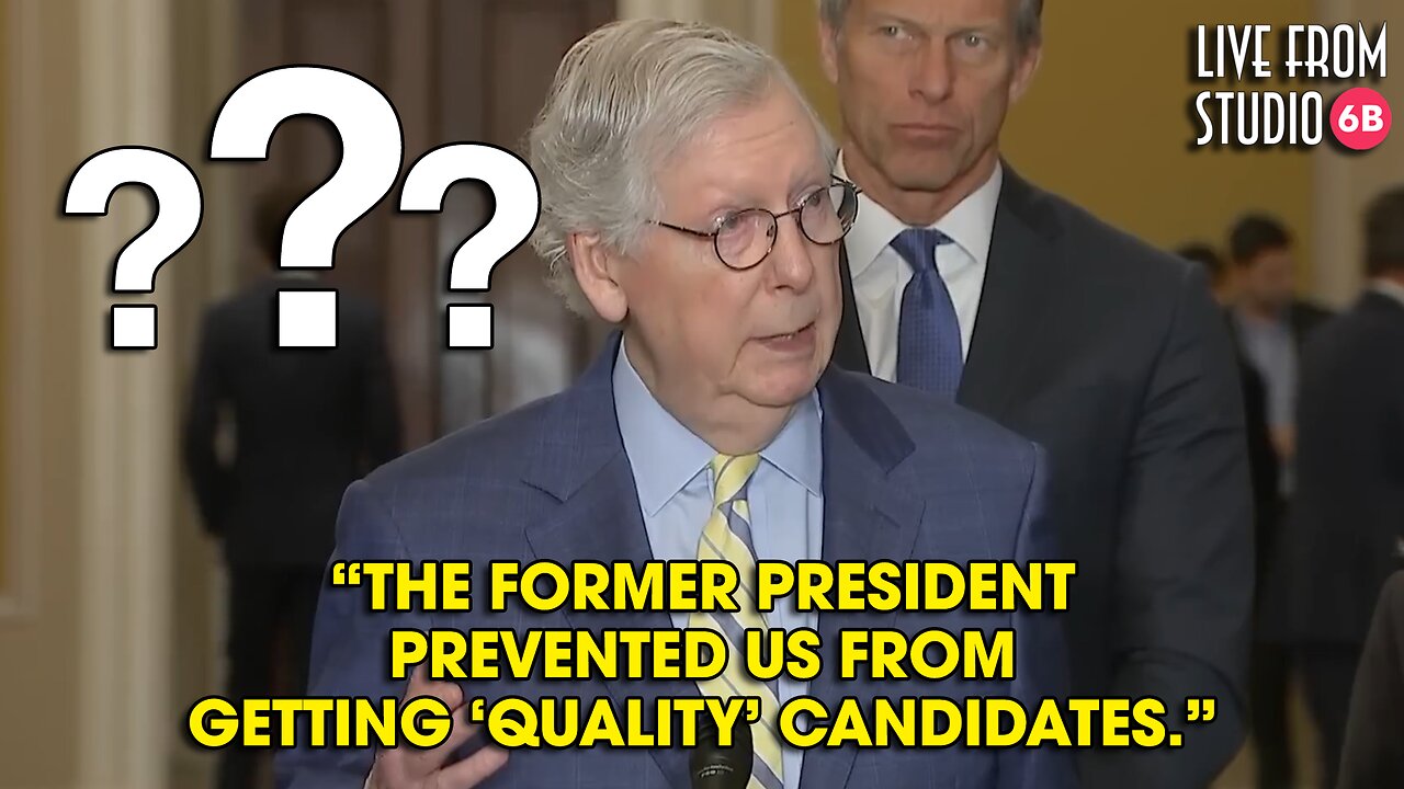 Mitch McConnell Blames Midterm Results on Trump!