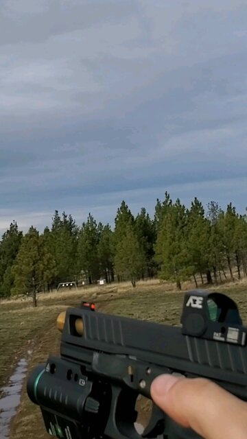 100 yard 9mm shot 2 out of 3