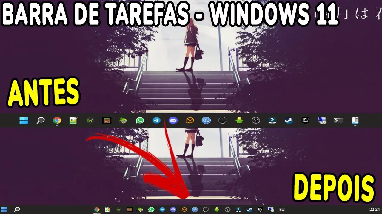 Como MELHORAR COMPLETAMENTE a Barra de Tarefas do Windows 11 - SUPER FÁCIL e SEGURO!