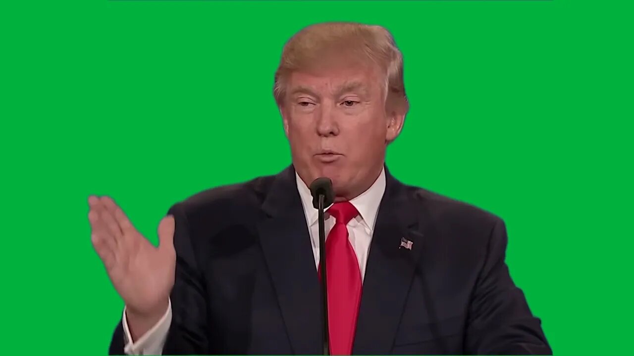 bad hombre trump green screen