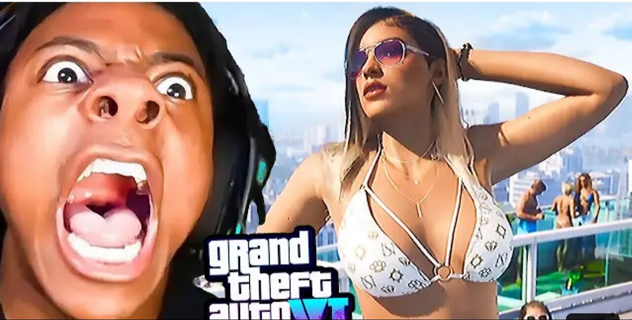 Ishow speed reacts on GTA VI trailer