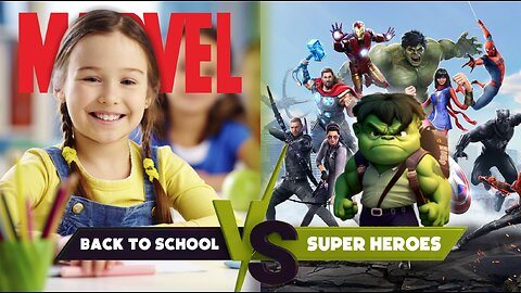 SUPER HEROES ARE BACK TO SCHOOL | MARVEL & DC ALL CHARACTERS | JEZZ ENTERTAINMENT