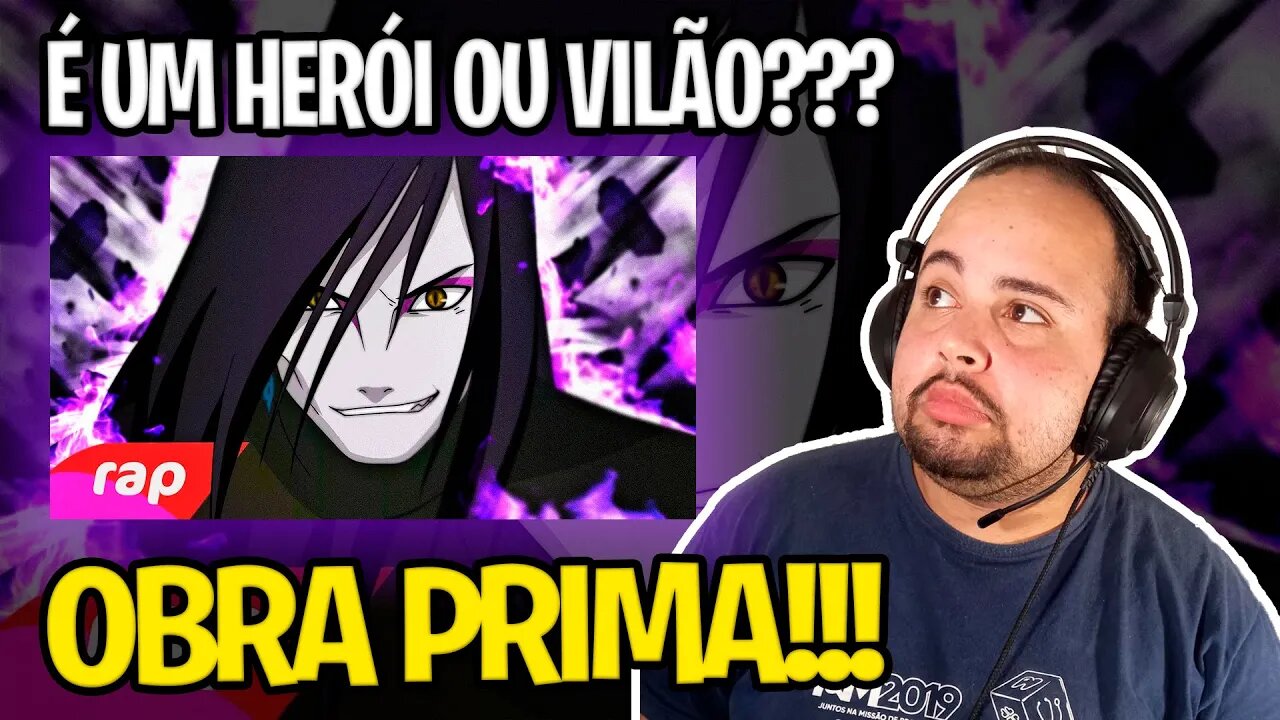 REACT Rap do Orochimaru (Naruto) - EU VOU VIVER PRA SEMPRE | NERD HITS