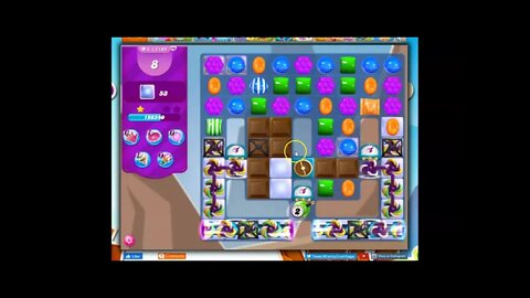 Candy Crush Level 6109 Talkthrough, 28 Moves 0 Boosters