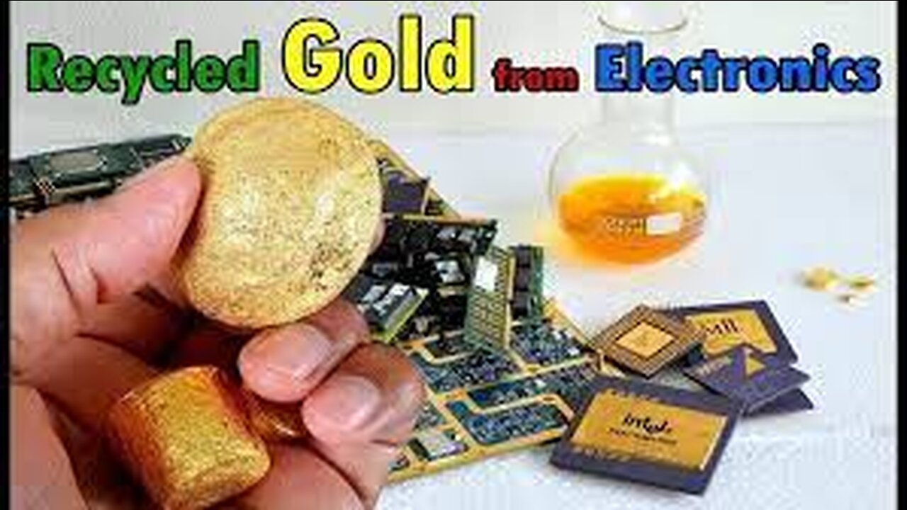 how to Recover gold from computer scrap