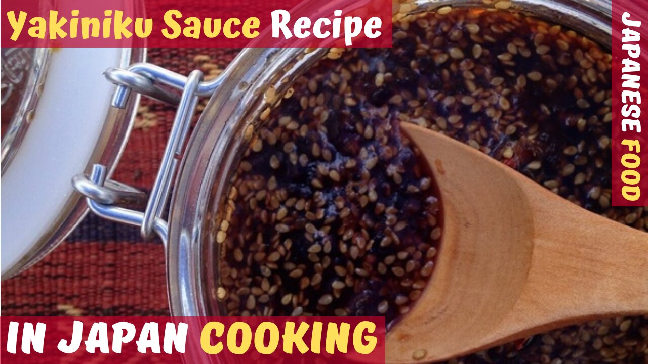 👨‍🍳 Japanese Cooking | Yakiniku BBQ Sauce Recipe | SIMPLY AMAZING! 😋