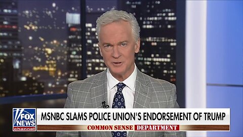 MSNBC Criticizes Police Union's Trump Endorsement