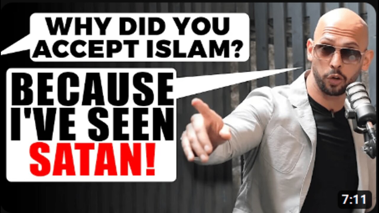 REAL REASON WHY ANDREW TATE ACCEPTED ISLAM!