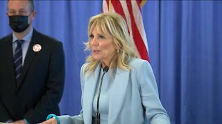 First Lady Dr. Biden meets with victim's families of Waukesha Christmas parade tragedy