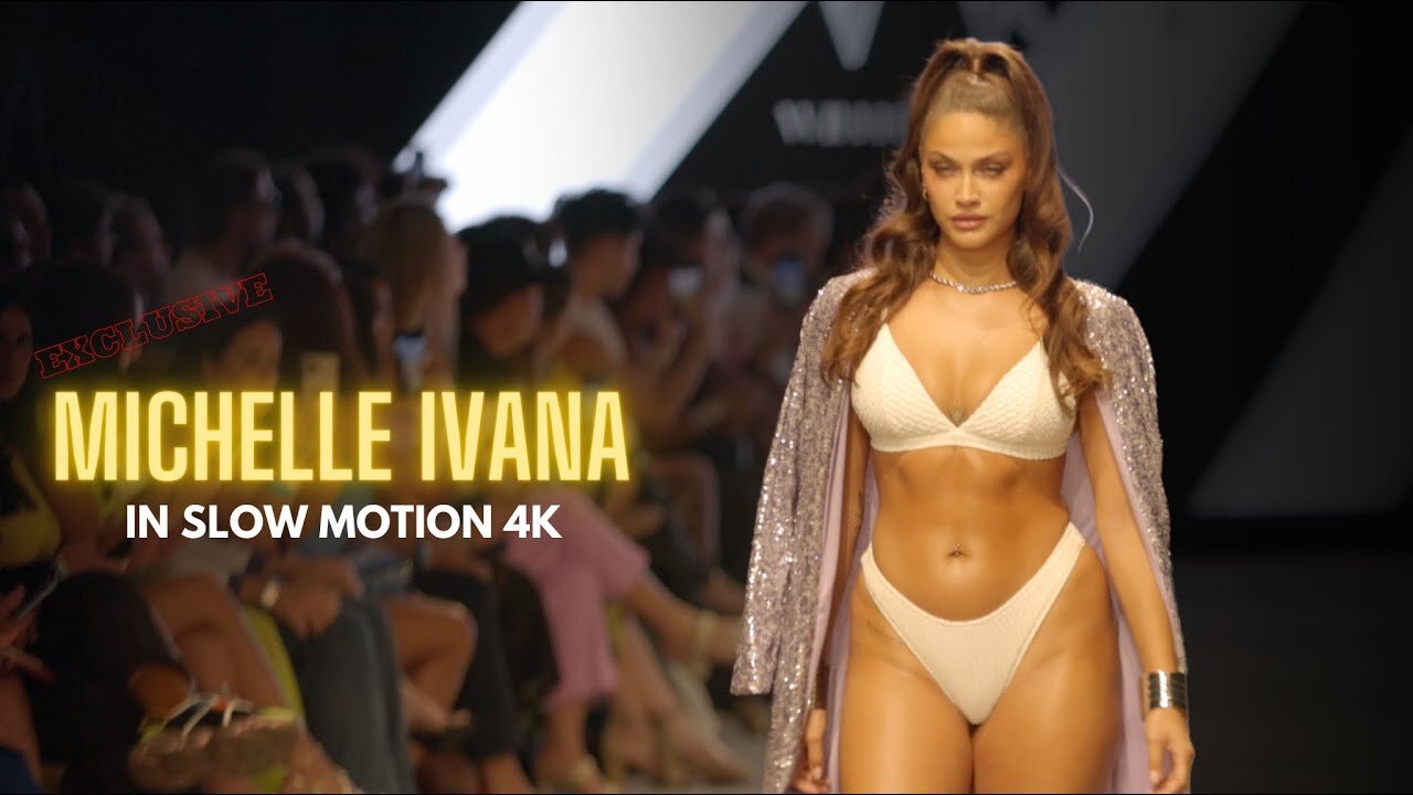 Michelle Ivana In Slow Motion _ Miami Swim Week 2023 _ Shot on the Sony FX3