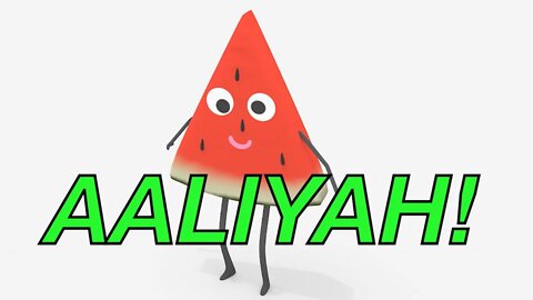 Happy Birthday AALIYAH! - WATERMELON Birthday Song