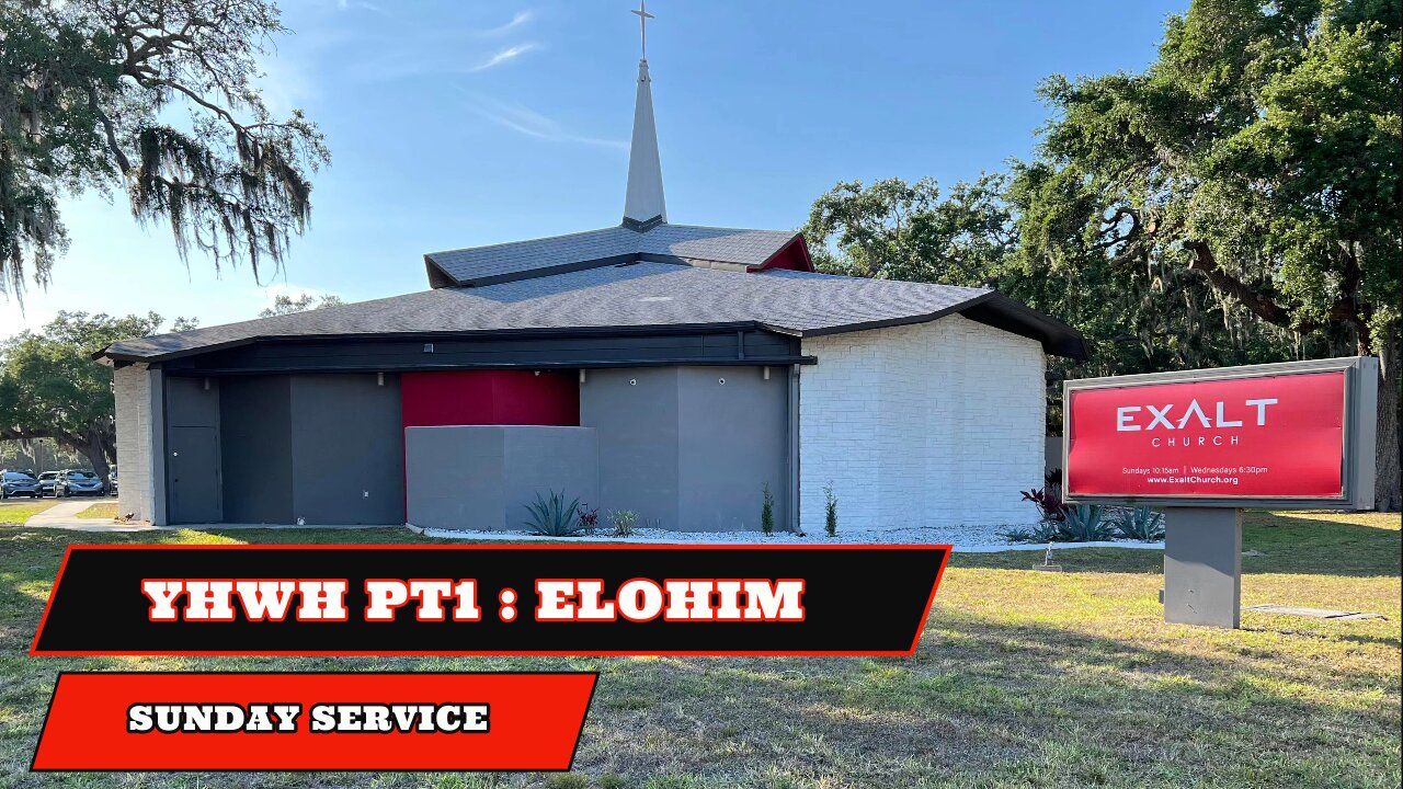 YHWH Pt1 : ELOHIM - Pastor Sean Hutson | Sunday service