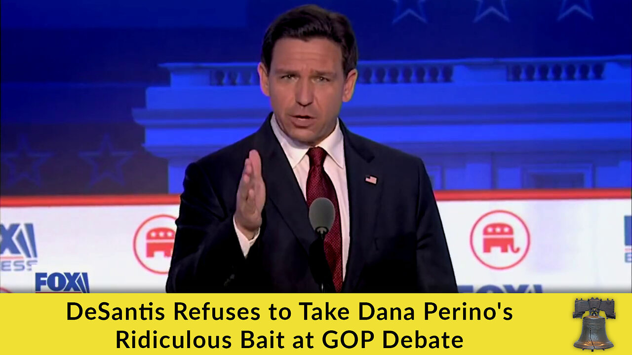 DeSantis Refuses to Take Dana Perino's Ridiculous Bait at GOP Debate