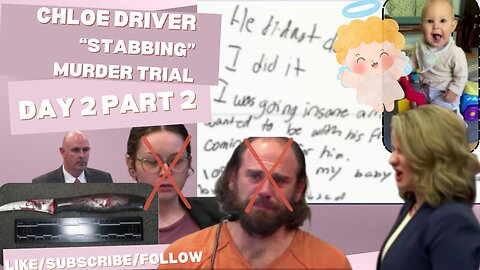 "CULT ?? Polygamist-Chloe Driver “STABBING” Murder Trial Day 2 Part 2