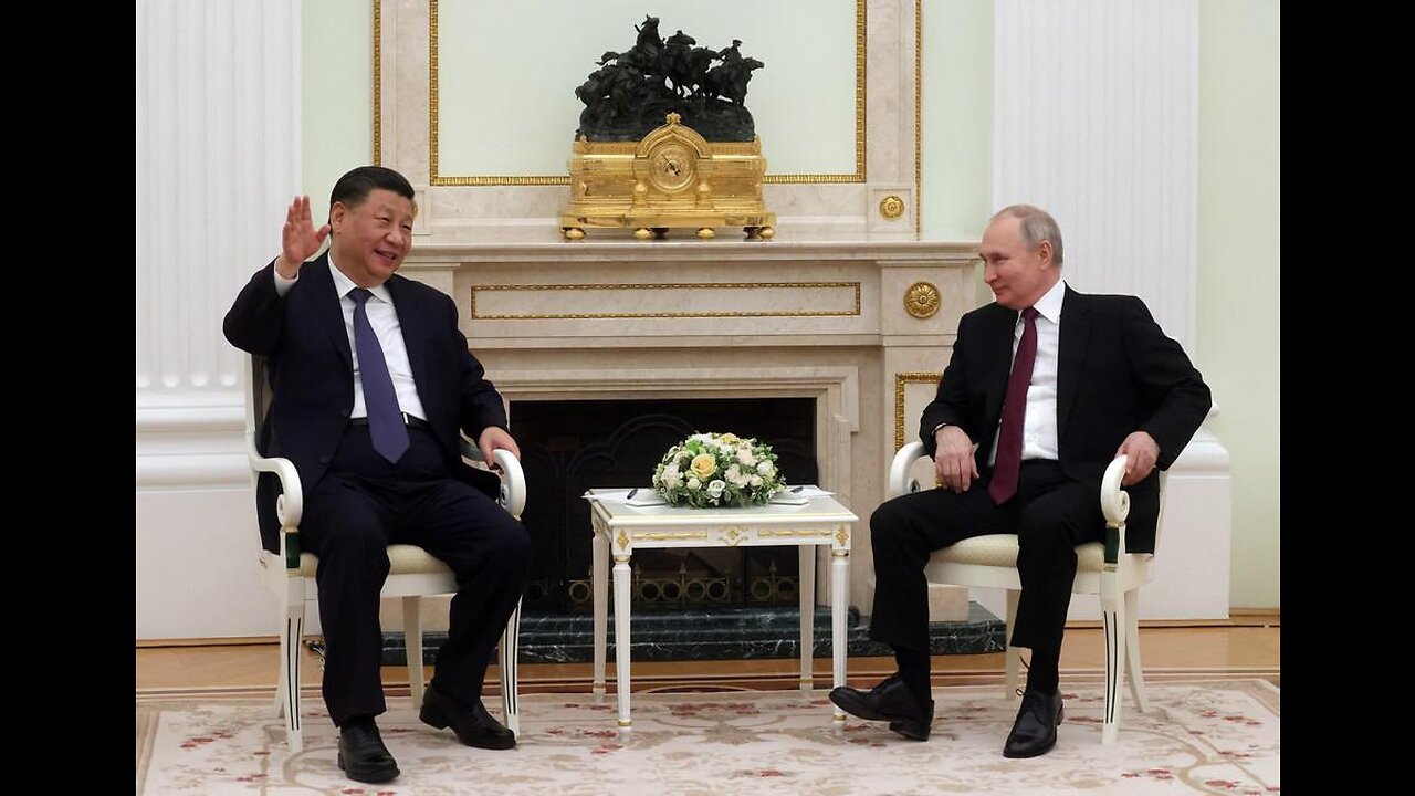 Esta fue la caravana de Xi Jinping camino al Kremlin