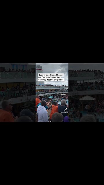 Carnival Celebration Sailaway party. The funship really brings the fun. #carnival #celebration