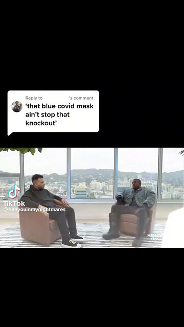Kanye. Ye West talks about the dude he knocked smooth the fck out. “Blue Covid mask ain’t stop it”
