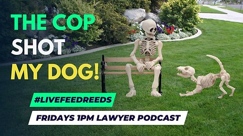 The Cop Shot My Dog - #LiveFeedReeds - Lawyer Podcast