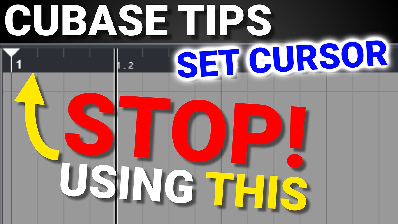 Cubase Tips: How to Set the Cursor Anywhere with a Click