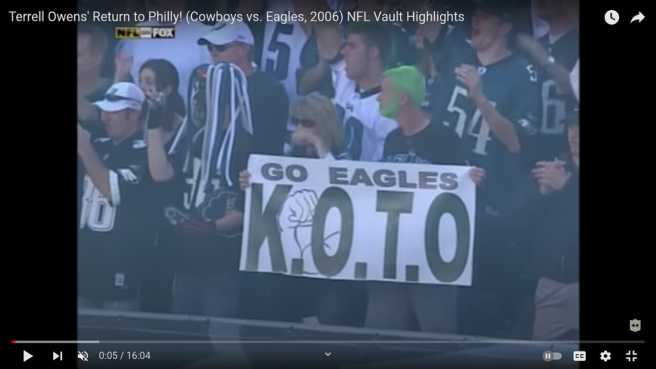 NFL Game of the Week 2006 Eagles VS Cowboys