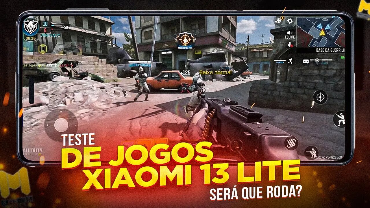 XIAOMI 13 LITE - Teste de JOGOS! COD Mobile, será que roda liso?