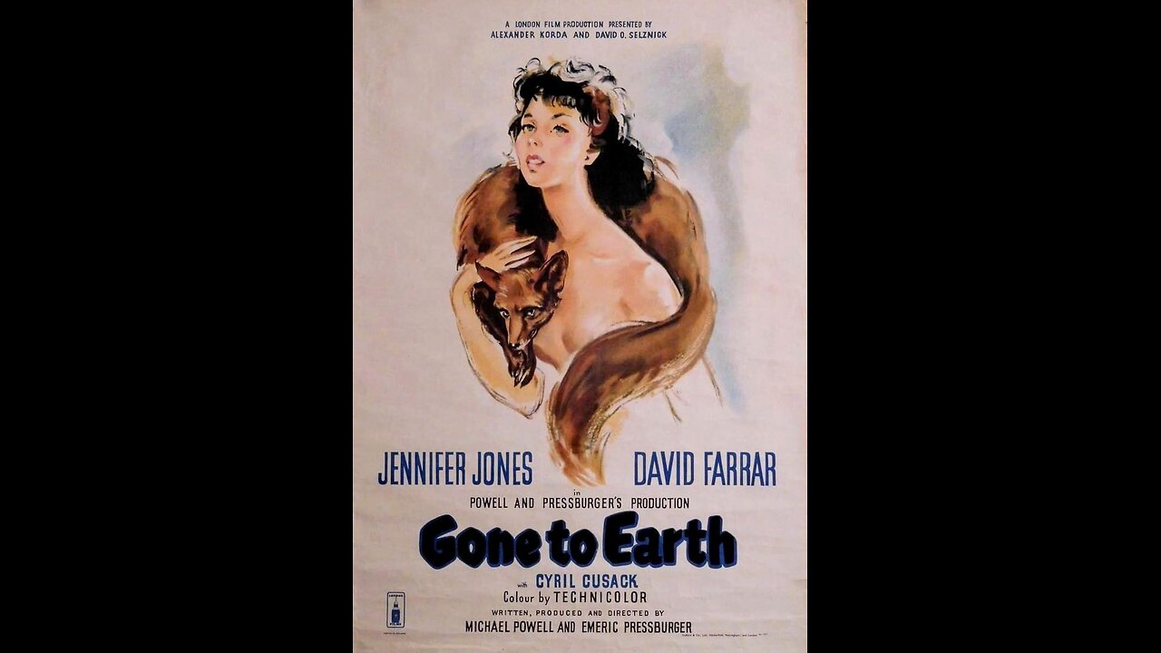 Gone to Earth (1950) | British romantic drama film directed by Michael Powell & Emeric Pressburger