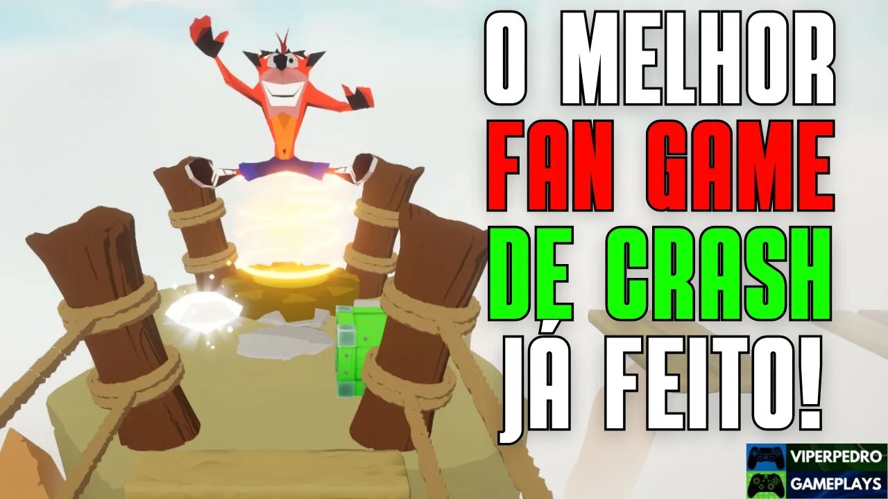 [FAN GAME] CRASH BANDICOOT BRIDGES (Alexs Stuff) | Gameplay Parte 1 (Nova Versão)