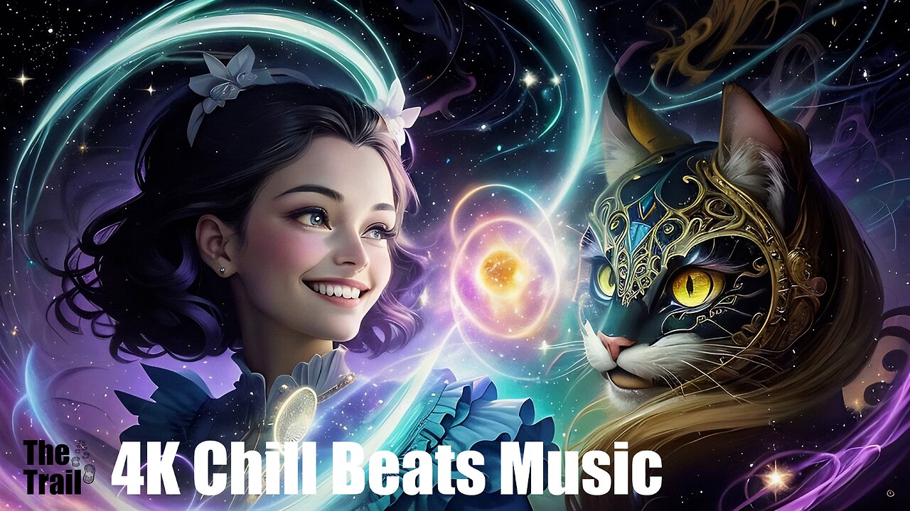 Chill Beats Music - Electronic Lovers Paradise | (AI) Audio Reactive Alice Wonderland s1 | Cheshire