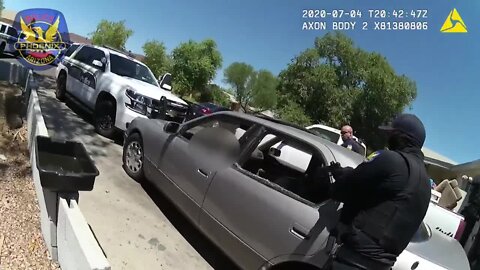 Body camera video shows moments after police shot and killed suspect Saturday