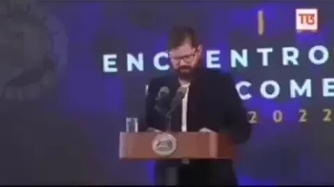 no fui yo #pedo de #Boric frente a la cámara de #comercio