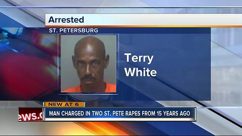 Clearwater man arrested after detectives match his DNA to 1999 and 2001 rape cases