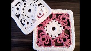 Crochet Square Crown (Step by Step)