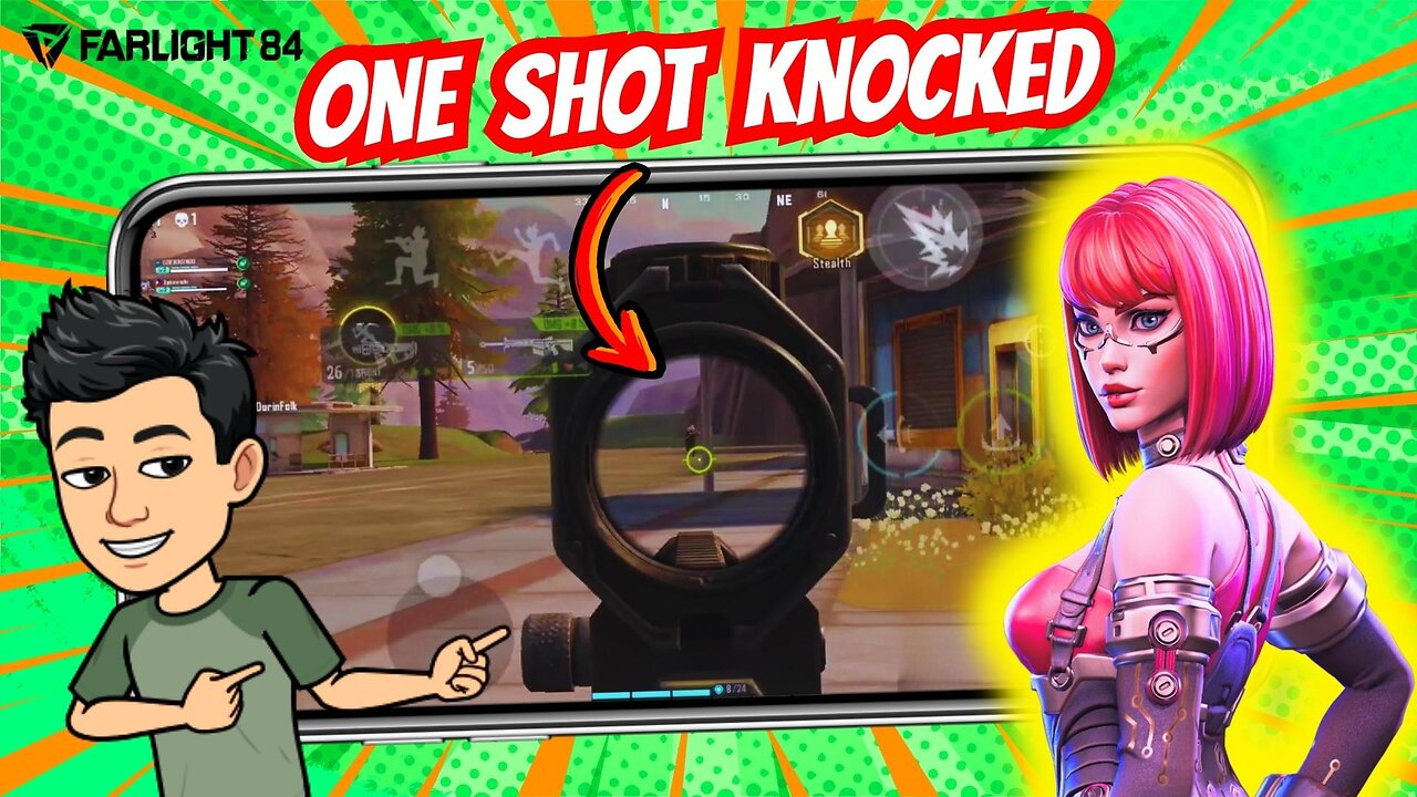 ONE SHOT KNOCKED | FARLIGHT 84 FUNNY GAMEPLAY