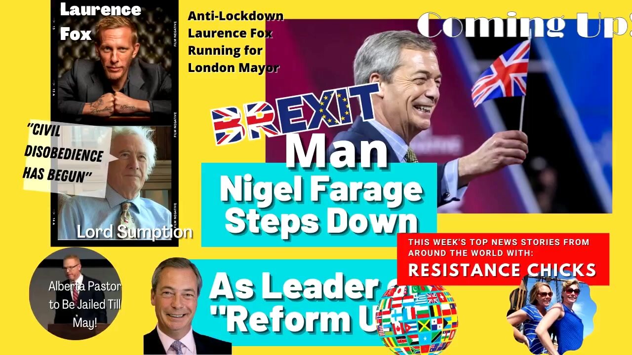 Sunday Weekly updates of World News, UK, EU, CA Troubles