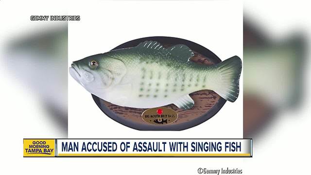 Florida man slapped with Big Mouth Billy Bass singing fish after argument, police say