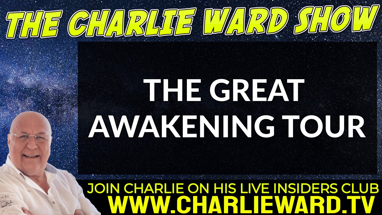 THE GREAT AWAKENING TOUR 2022 IN THE UK WITH CHARLIE WARD