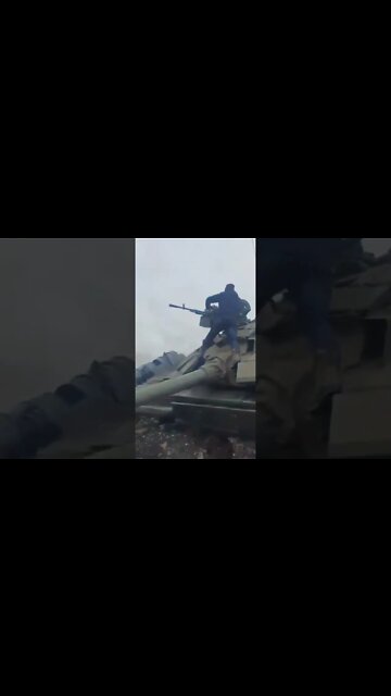 Ukraine War - Another Destroyed Russian Tank