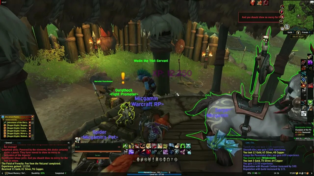 World of Warcraft Dragonflight The Field of Ferocity Foe From the Volcano