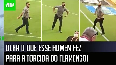 QUE ABSURDO! OLHA o que homem FEZ para a torcida do Flamengo durante FINAL com Atlético-MG!