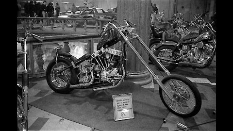 Choppers at Hotrod show - Marmorhallarna -75-76 -Sweden