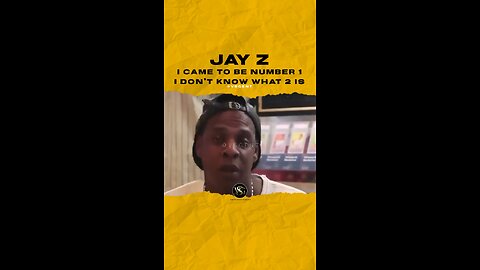 #jayz I came to be number 1 I don’t know what 2 is. 🎥 @rapradarpodcast