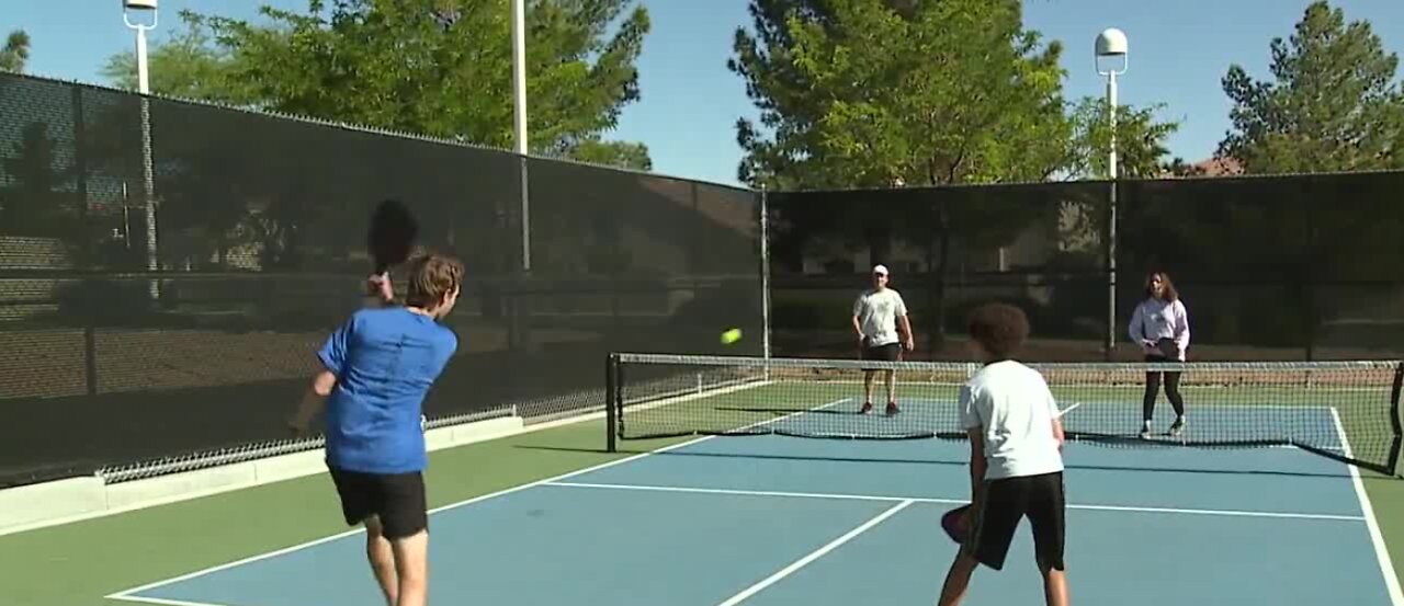 Pickleball games back in Las Vegas