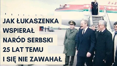 Wizyta pod bombami NATO! Jak Łukaszenka wspierał naród serbski 25 lat temu i się nie zawahał