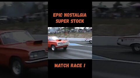 Epic Nostalgia Super Stock Match Race!! Mopar vs. Pontiac! #shorts