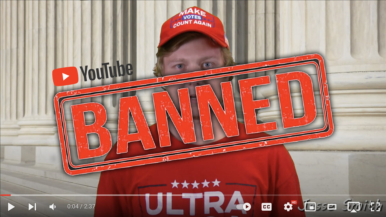 BANNED FROM YOUTUBE: MAGA Jesse Responds to Biden’s Speech